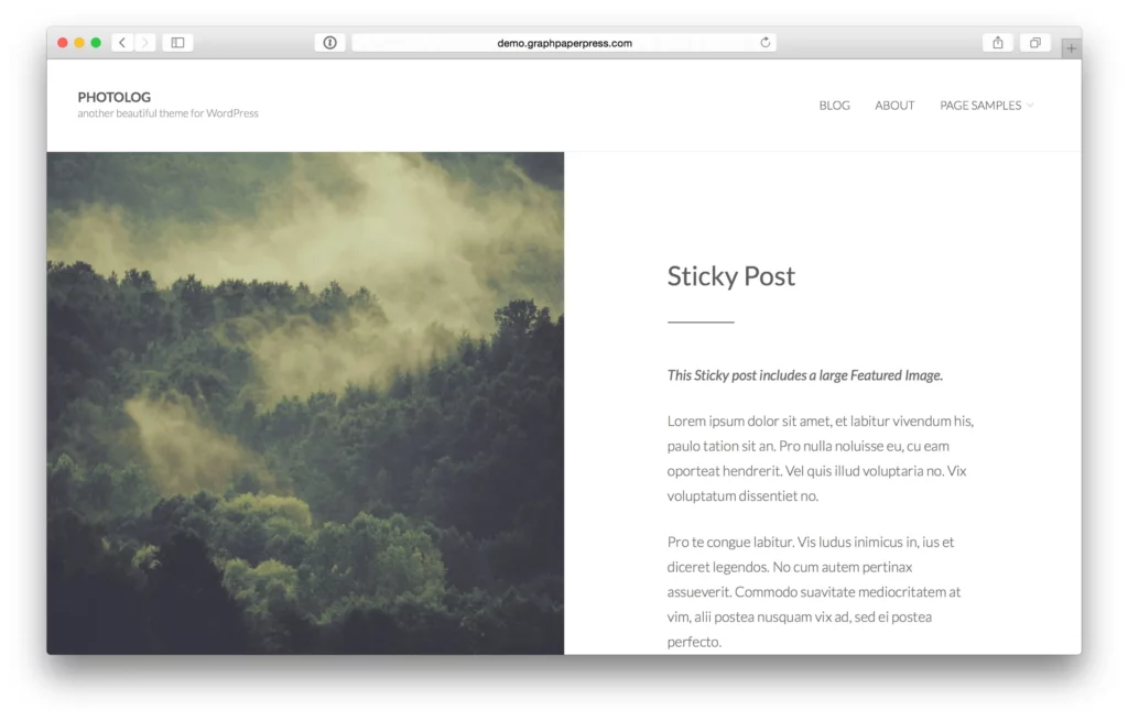 Graph Paper Press Photolog Pro WordPress Theme 1.0.2 - GPLPlus