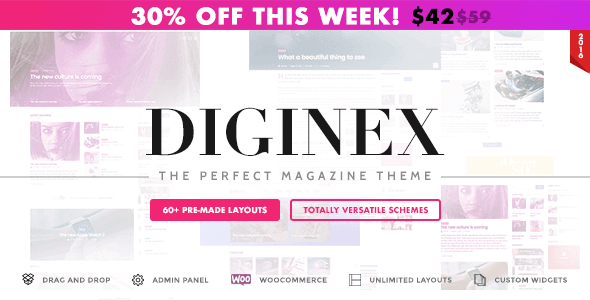 diginex Diginex 1.0.9 - Magazine Blog News and Viral WordPress Theme - Image 1