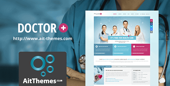 ait-doctor Doctor+ WordPress Theme 2.0.8 - Medical Theme - Image 1