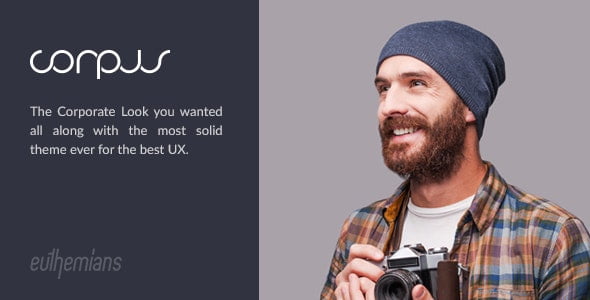 corpus Corpus WordPress Theme 3.3.5 - Responsive Corporate - Image 1