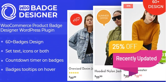 woo Woo Badge Designer WordPress Plugin 4.0.1 - WooCommerce Product Badge Designer - Image 1