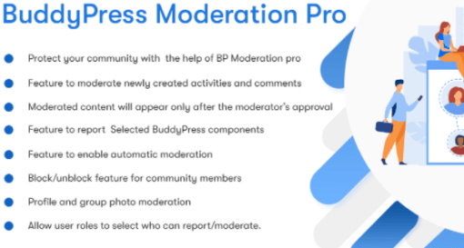 BuddyPress Moderation Tools 1.4.7 - GPLPlus