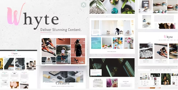 whyte Whyte WordPress Theme 1.4.1 - Creative Theme - Image 1