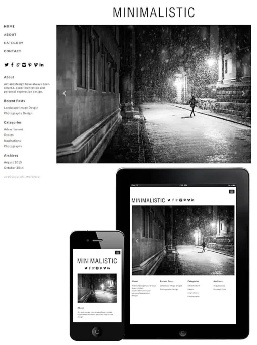 Dessign Minimalist Responsive WordPress Theme 2.0 - GPLPlus