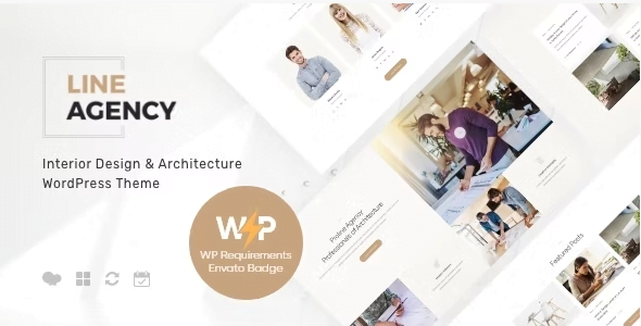 LineAgency Line Agency WordPress Theme 1.2.3 - Interior Design & Architecture - Image 1
