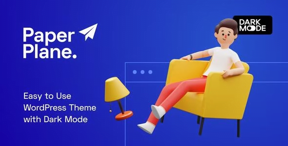 paperplane Paper Plane WordPress Blog Theme 1.1.9 - Creative Parallax Theme - Image 1