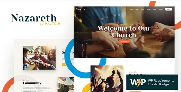 nazareth Nazareth – Church & Religion WordPress Theme 1.0.16 - Image 1