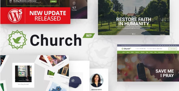 churchqp ChurchWP – A Contemporary WordPress Theme For Churches 2.2.0 - Image 1