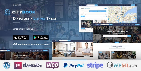 citibook CityBook – Directory & Listing WordPress Theme 2.4.9 - Image 1