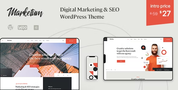 marketum Marketum - Digital marketing & SEO WordPress Theme 1.4 - Image 1