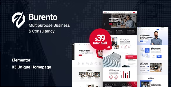 bur Burento – Multipurpose Business WordPress Theme 1.0 - Image 1