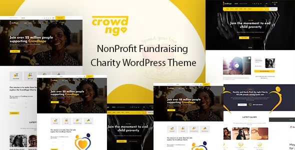 Crowdngo Crowdngo WordPress Theme 1.0.7 - Fundraising Charity - Image 1