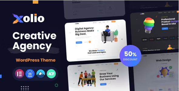 xolio Xolio - Creative Agency & Portfolio WordPress Theme 1.0 - Image 1