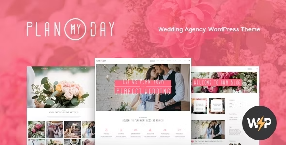 lan Plan My Day - Wedding / Event Planning Agency WordPress Theme 1.1.12 - Image 1