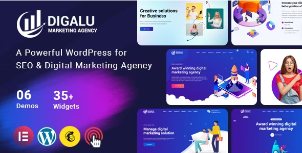 dig Digalu - Digital Marketing Agency WordPress Theme 1.0.1 - Image 1