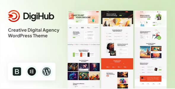 dig Digihub - Digital Agency WordPress Theme 1.0 - Image 1