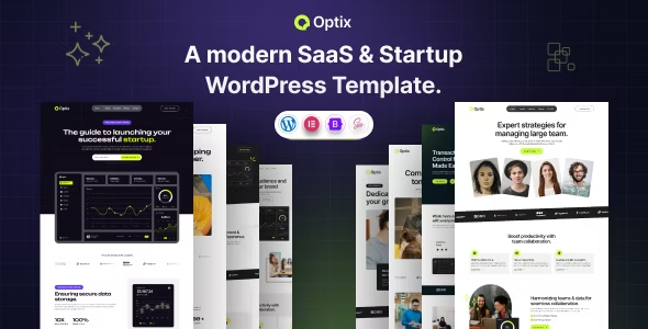 OPTIX Optix - SaaS & Startup WordPress Theme 1.1.0 - Image 1