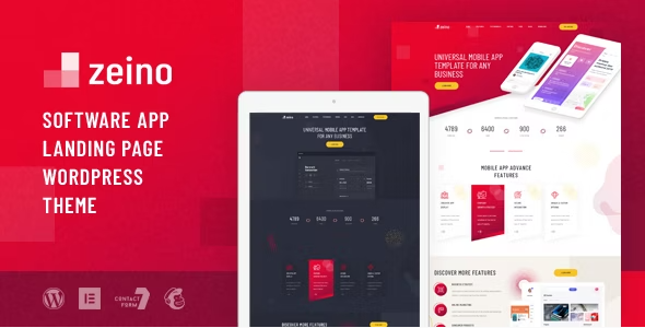zeino Zeino - App Landing WordPress Theme 1.0 - Image 1