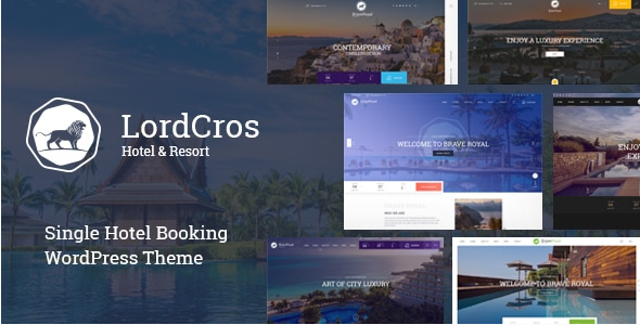 lord LordCros - Hotel Booking WordPress Theme 1.1.3 - Image 1