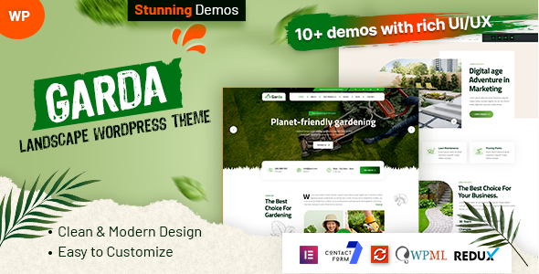 garda Garda - Gardening & Landscape WordPress Theme 1.0.4 - Image 1