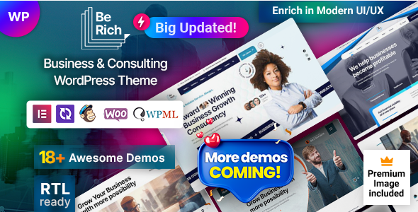 BERICH Berich - Consulting Corporate WordPress Theme 1.0.4 - Image 1