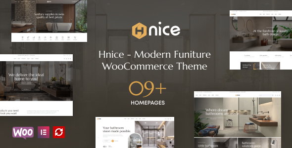 hnice Hnice - Modern Funiture WooCommerce Theme 1.0.14 - Image 1