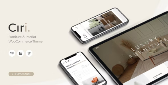 ciri Ciri - Furniture & Interior WooCommerce Theme 1.0.9 - Image 1