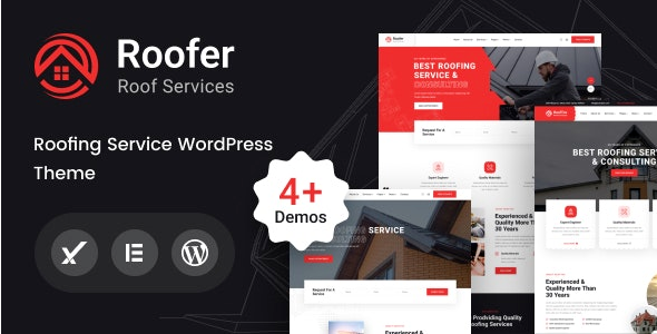 roofer Roofer - Roofing Services WordPress Theme 1.0.0 - Image 1