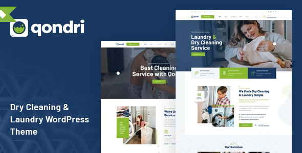 qondri Qondri - Dry Cleaning & Laundry Services WordPress Theme 1.3.1 - Image 1