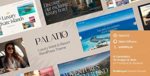 paltio Palatio — Luxury Hotel & Resort WordPress Theme 1.0.2 - Image 1