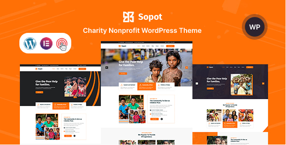 sopot Sopot - Charity NonProfit Fundraising WordPress Theme 1.0 - Image 1