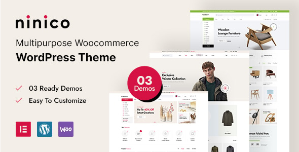 ninico Ninico - Minimal & Multipurpose WordPress Theme 1.1.0 - Image 1