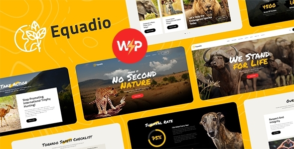 equado Equadio - Non-Profit and Environmental WordPress Theme 1.1.3 - Image 1
