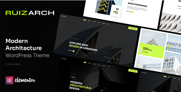 rui Ruizarch - Architecture & Building WordPress Theme 1.1.0 - Image 1
