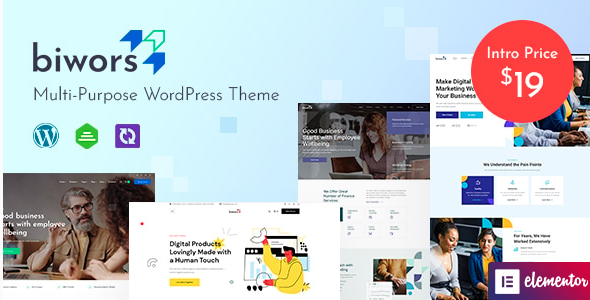 biwors Biwors - Modern & Multipurpose WordPress Theme 1.0.0 - Image 1