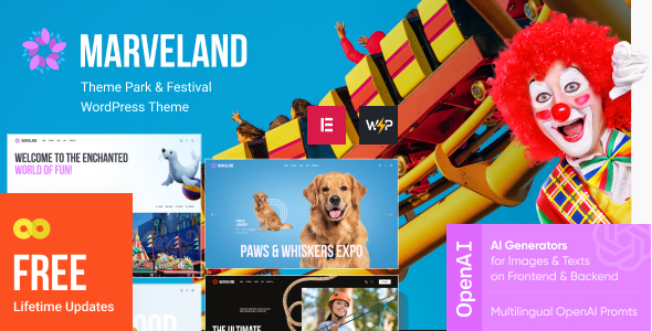 marveland Marveland - Theme Park & Festival WordPress Theme 1.3.0 - Image 1