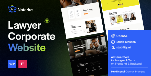 not Notarius - Legal Advisor WordPress Theme 1.9.0 - Image 1