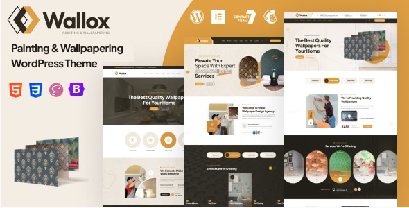 wallox Wallox - Painting & Wallpapering WordPress Theme 1.0.0 - Image 1