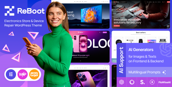 reboot Reboot - Electronics Store & Device Repair WordPress Theme 1.5 - Image 1