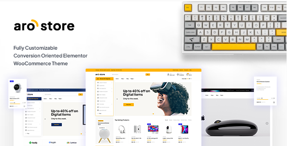 aros Arostore - Electronics Store WordPress Theme 1.2.1 - Image 1