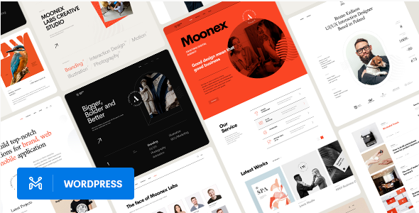 MOONEX Moonex - Agency & Portfolio WordPress Theme 1.1.0 - Image 1