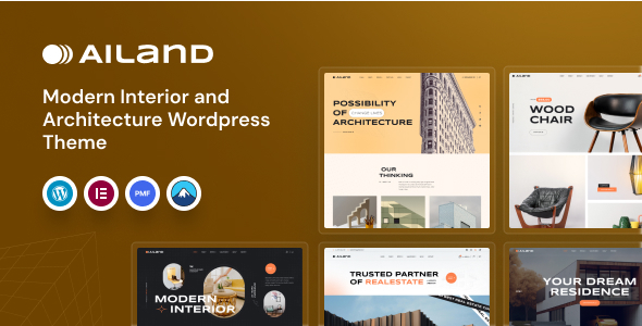 ail Ailand - Interior & Architecture WordPress Theme 1.0 - Image 1
