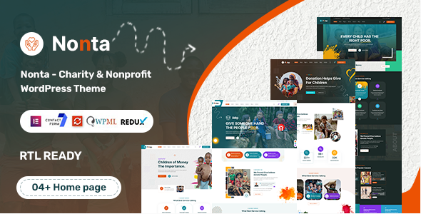 NONTA Nonta - Nonprofit & Charity WordPress Theme 1.0.1 - Image 1