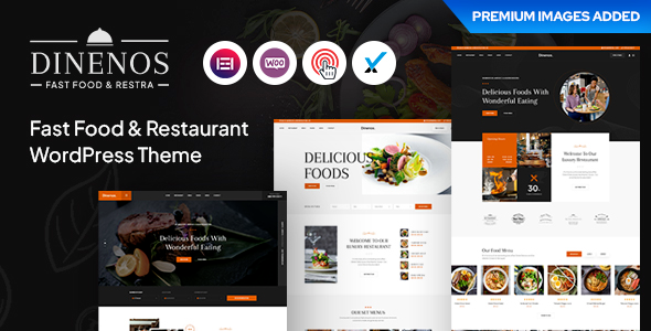 dinenos Dinenos - Restaurant & Café WordPress Theme 1.1.9 - Image 1