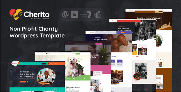 CHERITO Cherito - Non Profit Charity WordPress Theme 1.0.0 - Image 1