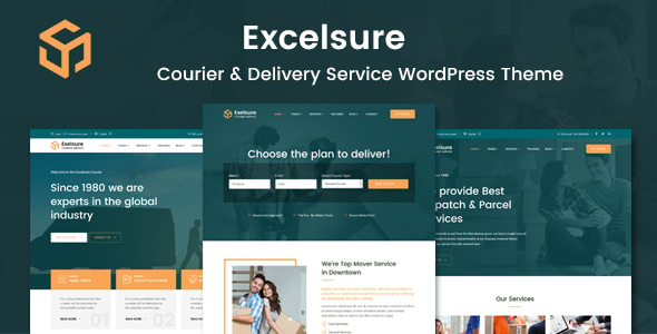 excel Excelsure - Courier Delivery WordPress Theme 1.0 - Image 1