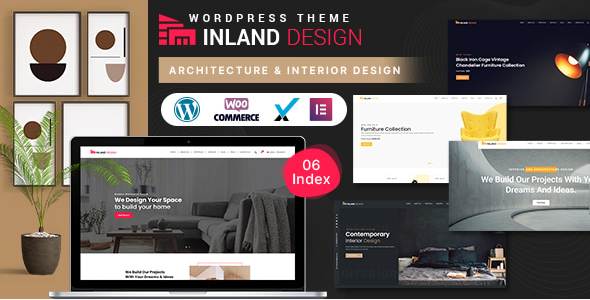 inland Inland - Architecture & Interior Design WordPress Theme 1.0.6 - Image 1