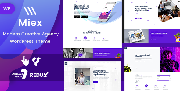 miex Miex - Creative Agency WordPress Theme 1.0 - Image 1