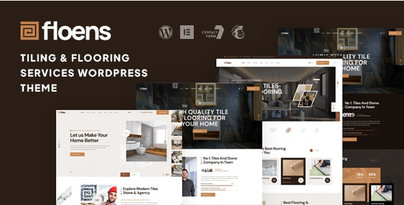 FLOENS Floens - Tiling & Flooring Services WordPress Theme 1.1.0 - Image 1