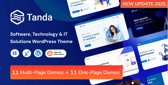 tan Tanda - Software, Technology & IT Solutions WordPress Theme 2.0 - Image 1